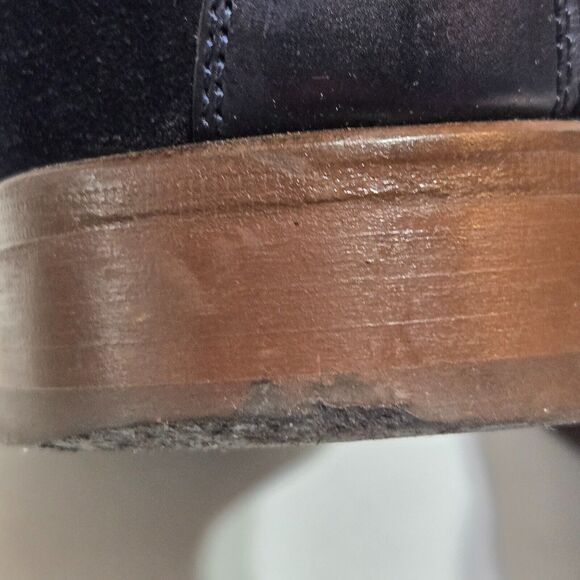 JOHNSTON‎ & MURPHY COLLECTION Mens CHUKKA Boots Size 10.5M Dark Blue Suede Ankle main image 14